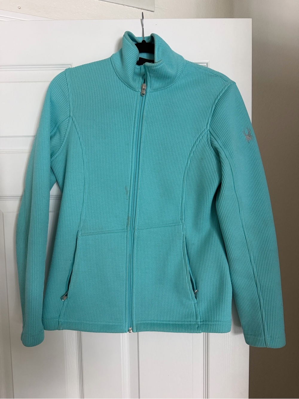 Spyder Aqua Ribbed Full-Zip Utility Jacket